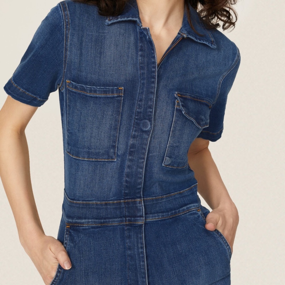 Rivet Utility Rebel Denim Jumpsuit, S - Picture 4 of 16